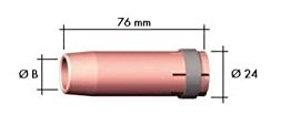 145.0085 - NOZZLE Gascup CONICAL STD - MB401/501 ML450/550 - alt ref. 50.KN.20HD.ti -