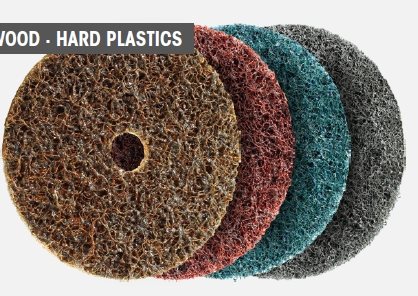 10151 - 20 - MINI FIX SC Fleece Disc - 60 mm, coarse (brown color), Hook and Loop - HTS68053000 - US - _maxrpm - 19000