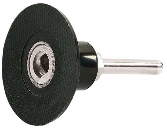 15110 - 1 - PINLOC backing pad 1/4" thread - 50 mm with 6 mm shaft - HTS84661038 - IE - _maxrpm -