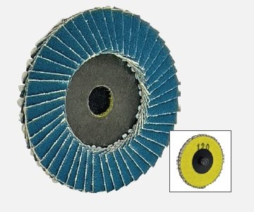 15734 - 20 - PINLOC Cool Top® flap disc - 63 mm, grit 40 - HTS68051000 - IE - _maxrpm - 19000