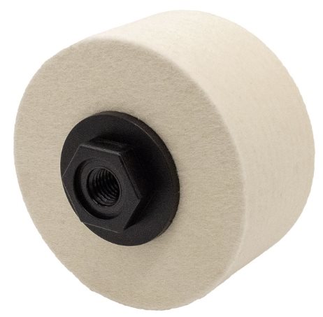 40470 - 4 - Merino felt wheel with M14 thread - 100 x 50 mm - HTS59119010 - DE - _maxrpm - 5000