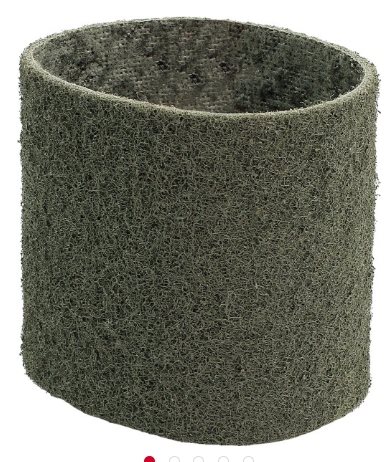 42009 - GREY - Grit 400 POLY-PTX SC Fleece Sleeve - 90 x 100 mm, superfine (grey) - HTS68053000 - US - _maxrpm -