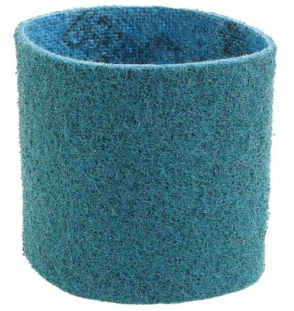 42012 - BLUE - Grit 280 POLY-PTX SC Fleece Sleeve - 90 x 100 mm, fine (blue) - HTS68053000 - US - _maxrpm -ref. ABRA5003