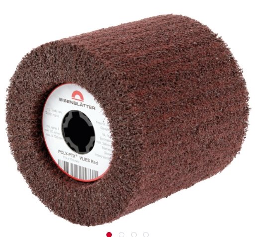 43061 - 4 - POLY-PTX® Fleece Wheel - 115 x 110 mm, grit 60 - HTS68053000 - DE - _maxrpm - 5000