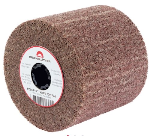 43102 - 2 - POLY-PTX® Fleece Top Wheel - 112 x 100 mm, grit 80 - HTS68053000 - DE - _maxrpm - 5000