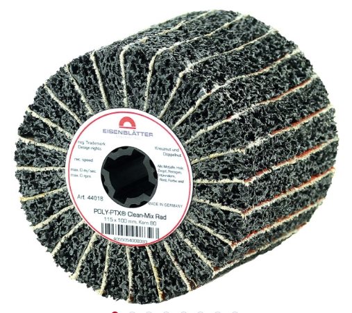 44018 - 2 - POLY-PTX® Clean-Mix Wheel - 115 x 100 mm, grit 80 - HTS68053000 - DE - _maxrpm - 5000