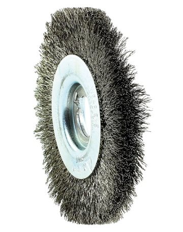 46202.-8.-POLY-PTX® Stainless Steel Wire Wheel - 100 x 12 mm, 0.2 mm wire thickness - . 8.