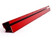 P007 - RoboCut Spare - KZ300 left front rail w/ gear rack - alt. Ref. 5-532