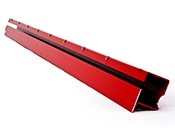 P007 - RoboCut Spare - KZ300 left back rail w/ gear rack - alt. Ref. 5-533