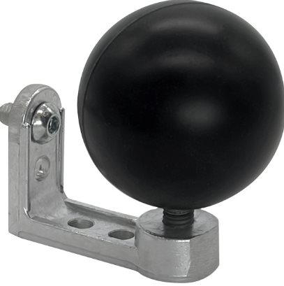 65041.-1.-3D ball grip incl. L-shaped mount - for machines with M8 handle thread - . 1.