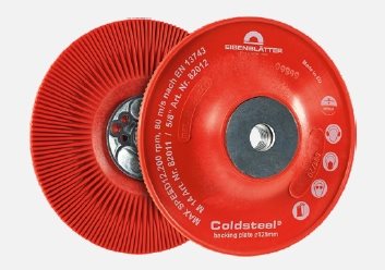 82011 - 1 - COLDSTEEL® Backing Pad for fibre discs - 123 mm, M14 thread - HTS84661038 - BG - _maxrpm - 12200