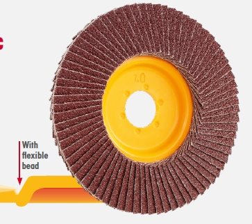 94124 - 10 - TIGER SHARK® Elastic - 125 x 22,2 mm, grit 40, elastic flap disc - HTS68051000 - DE - _maxrpm - 12200