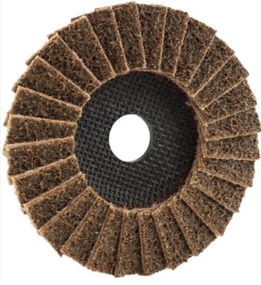 96741 - 10 - TRIMFIX® Fleece Flap - 125 x 22,2 mm, coarse, fleece flap disc - HTS68053000 - DE - _maxrpm - 12200