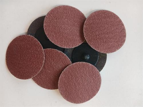 S052 - Roloc Cubitron II discs 984F P80 white 2"" type R - alt. Ref.