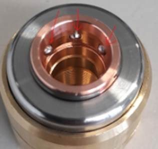 10114605 - BY310-4605 - BY-PUSH FIT NOZZLE HOLDER PRECISION - AL562.E - Pieces per PK - 1