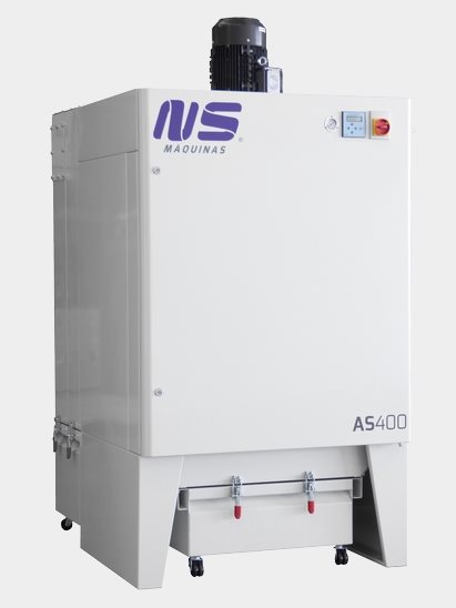 N004 - AS400 Dust extractor Up to 4 kW  Dry operation  Dust Extractor with filtering efficiency of 99,9%
