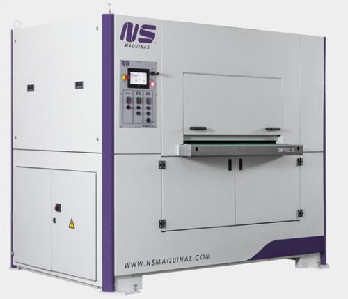 N004 -  DM1100 2C Deburring and Edge Rounding Machine - Ideal for edge rounding of light burrs up to 1100mm working width.