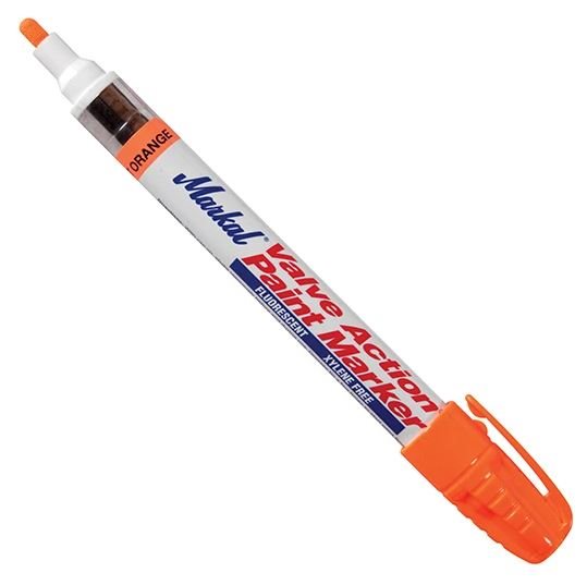 97052 - PAINT-RITER VALVE ACTION MARKER FLUO ORANGE - minimum quantity - 12