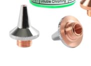 120GJT0230 - RT120-0230 - RAYTOOLS M8 3D DOUBLE NOZZLE D. 3,0mm  CHROME PLATED ORIGINAL PART - L0230.E - Pieces per PK - 1