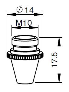 MAZAK® NOZZLE Ø 1.5 CP Ref: MZ321-0520CPX - 46603350520 - min. 10