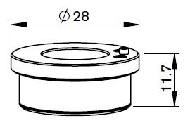 281330 - P0571-260-00001 - PT348-1330 - PT-NOZZLE HOLDER KT B2" - AL131.E - Pieces per PK - 1