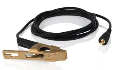 P06455 - Black lead with earth clamp - 3.0m (TBE-250)