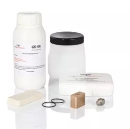 P06774 - TIG BØRSTE MÆRKESÆT Et komplet mærkningssæt til TIG-børsten med alle produkter til mærkning og ætsning af rustfrit stål. Overfladen i rustfrit stål kan farves mørk ved hjælp af en stencil.