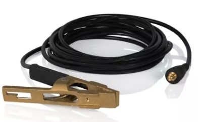 P07196 - SORT KABEL MED JORDKLEMME TIL TIG BØRSTE Det 6,0 m lange kabel med jordklemme i sort er meget anvendeligt til rengøring af store komponenter såsom beholdere eller til montering på stedet.