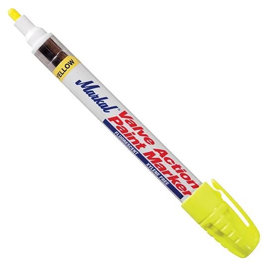 97050 - PAINT-RITER VALVE ACTION MARKER FLUO YELLOW - minimum quantity - 12