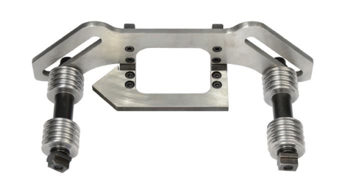 P013.-Stainless steel universal guide for plates and pipes.-Diameter range: Ø 150-300mm