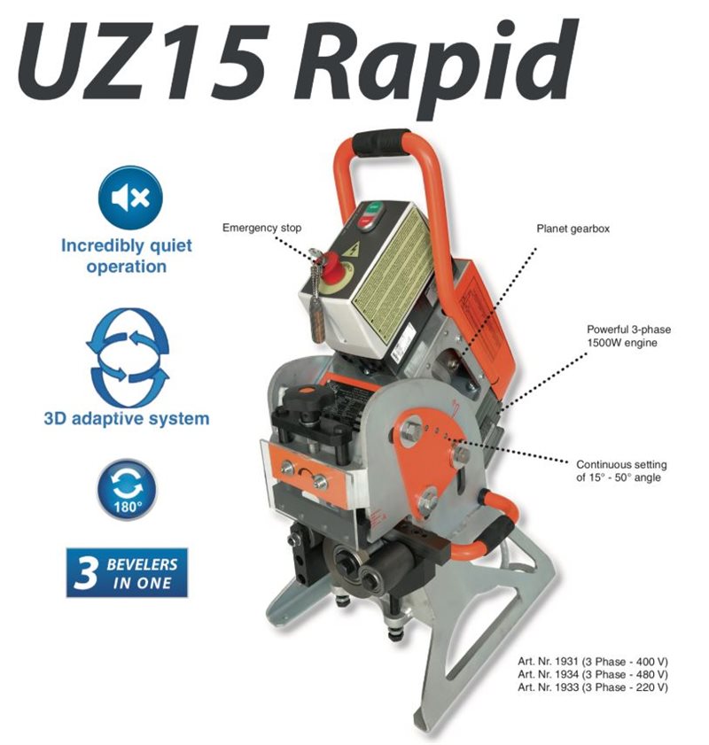 N022 - UZ15 RAPID 400V, 3Phase BEVL1034