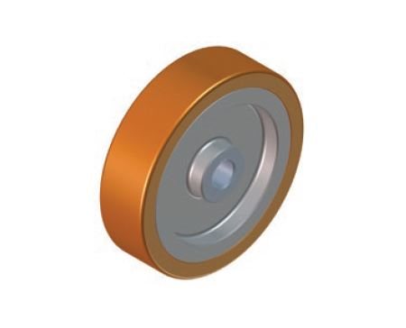 KOL-000077 - Wheel with Vulkollan tire 1pc (2 pcs needed)