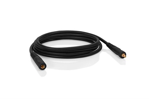 P07857 - WB Black Lead 3,5 meter SORT KABEL TIL RENGØRING AF SVEJSEBØRSTE SØM 3,5 m kabel leveres som standard med WELDBrush. Det er muligt at forbinde flere sammen.