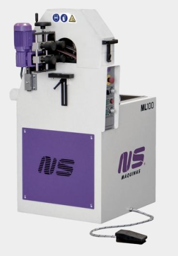 N004 - ML100 Tube polishing machine  is the perfect choice for finishing the surface of round, oval, and elliptical tubes. - Max Ø 114mm Straight and curved tube 1 station